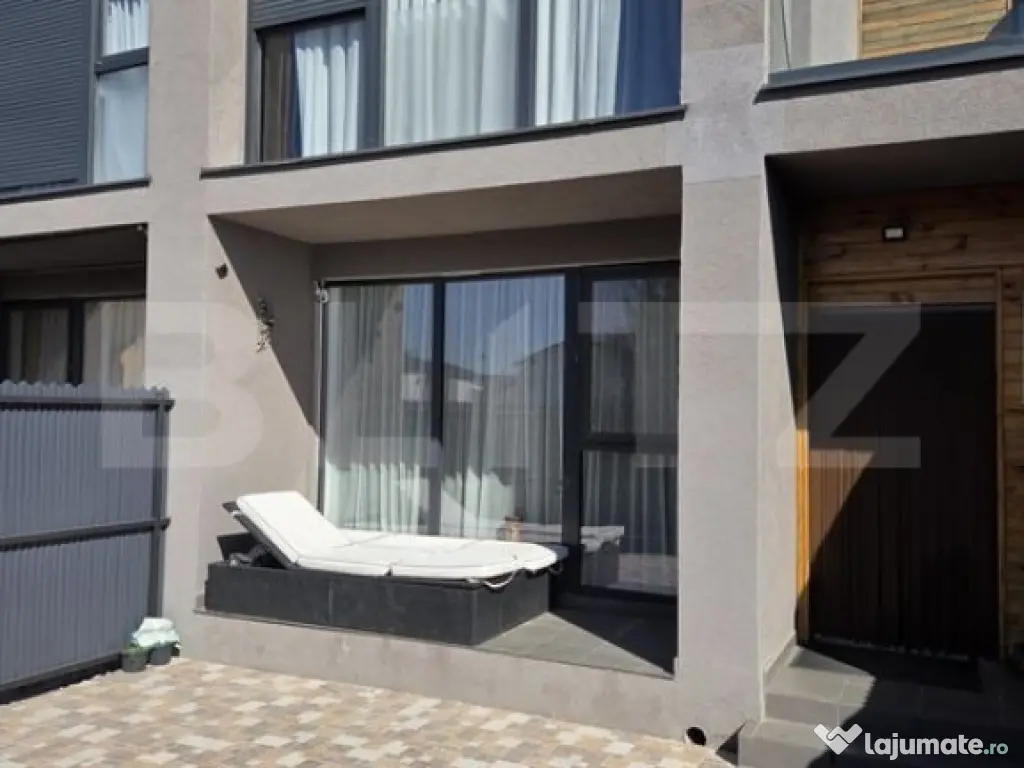 Casă modernă în Sânpetru – complet mobilată și utila 