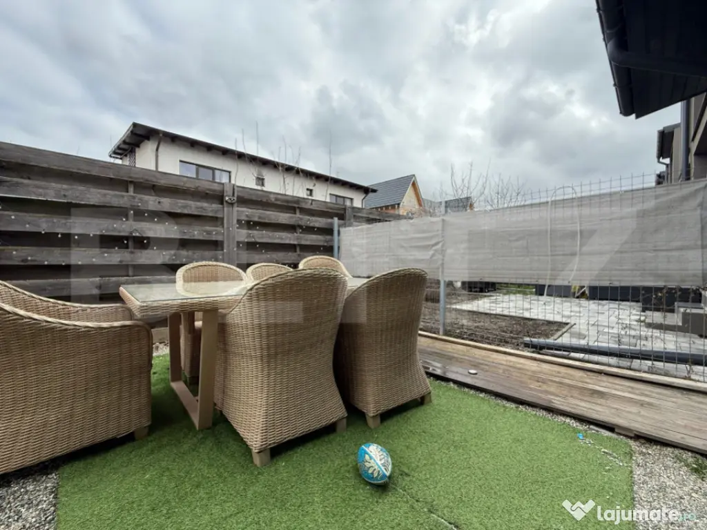 Casă modernă în Sânpetru – complet mobilată și utila 