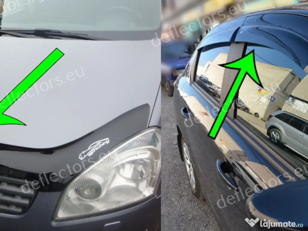 Deflector de capotă, paravânt, parasolar parbriz - Deflectors.eu