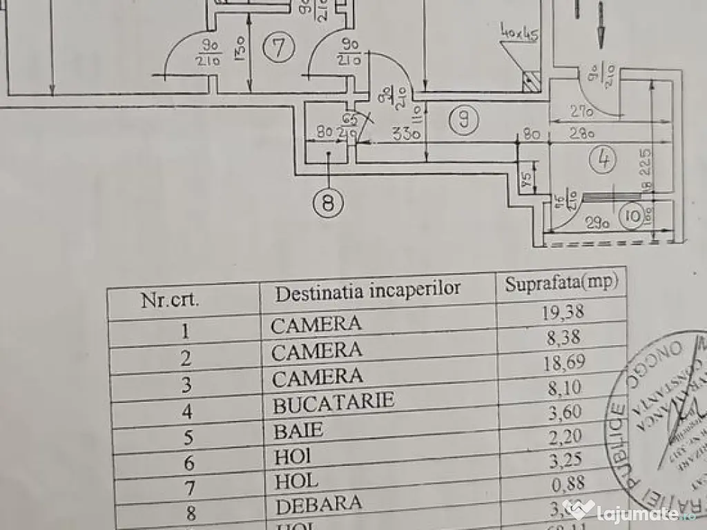 3 camere | Calea Victoriei | Str Gina Patrichi | COMISION 0