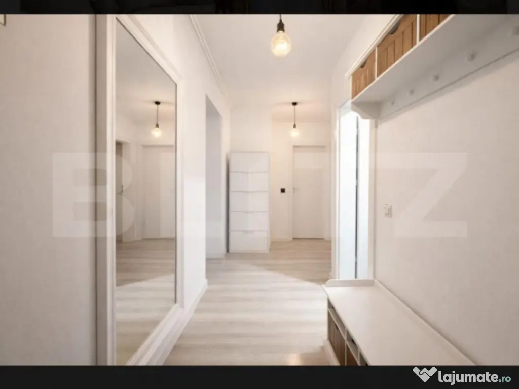 Apartament 3 camere, 66 mp, la cheie 2 bai, terasa, parcare,