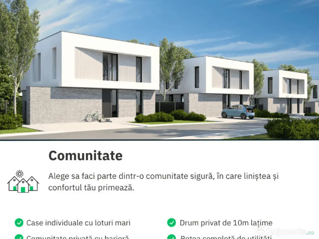 Cartier rezidential - Vile P+1 - Esplanada Buftea 