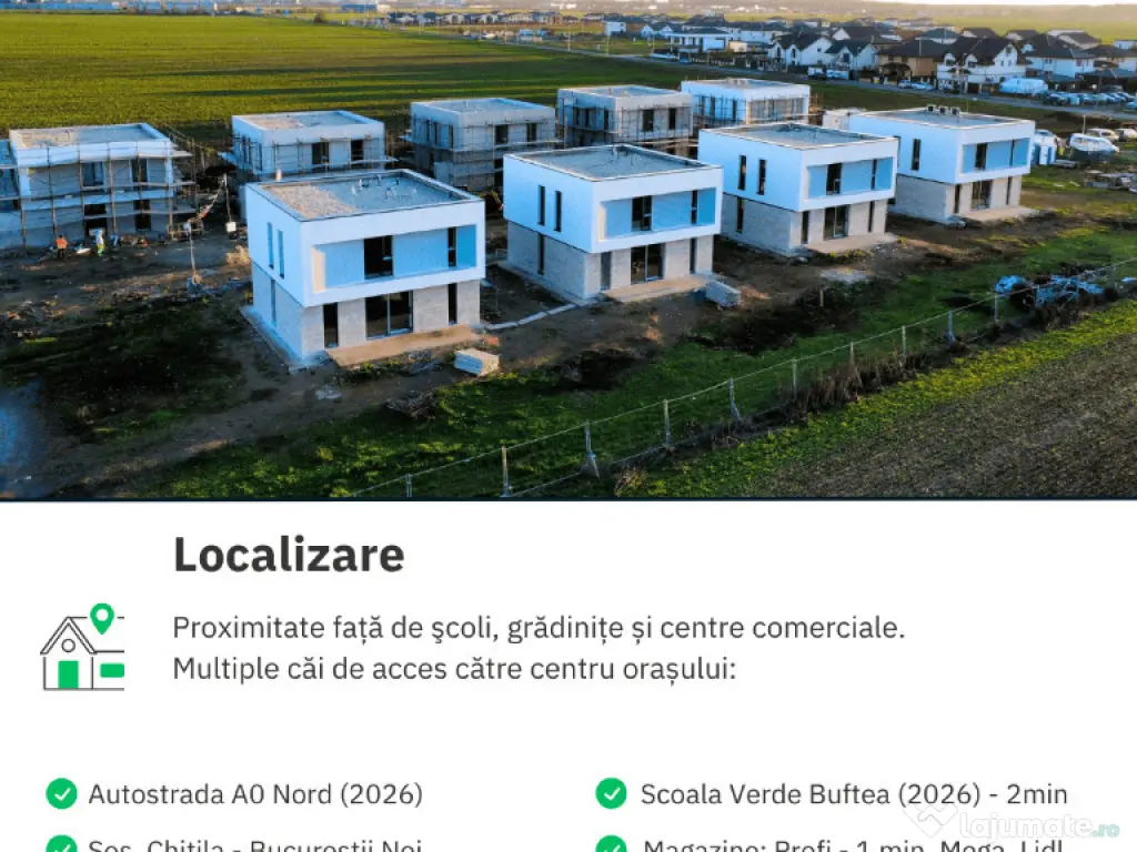 Cartier rezidential - Vile P+1 - Esplanada Buftea 