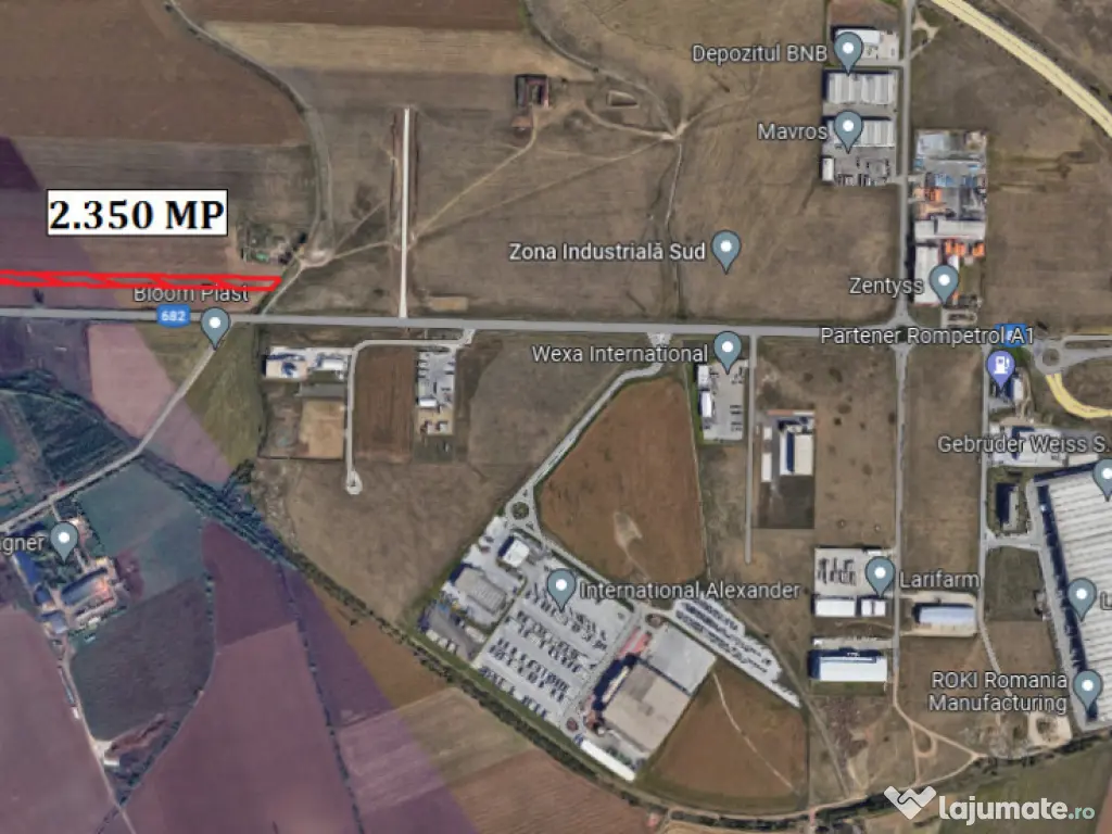 Teren 2350 mp. Zona Industriala Sud - ID : RH-29627-property