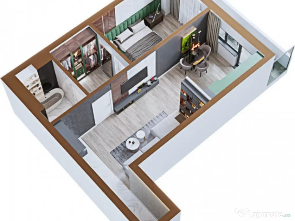 APARTAMENT 2 CAMERE, BLOC NOU, COMISION 0 