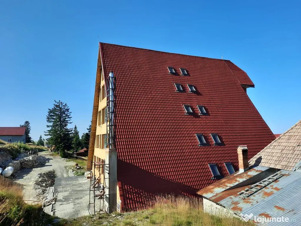 Ranca, Gorj: Pensiune: 24 camere, 30 locuri de parcare.