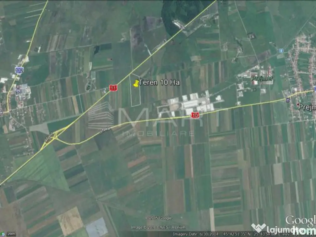 Teren 100.000 mp cu PUZ zona Prejmer