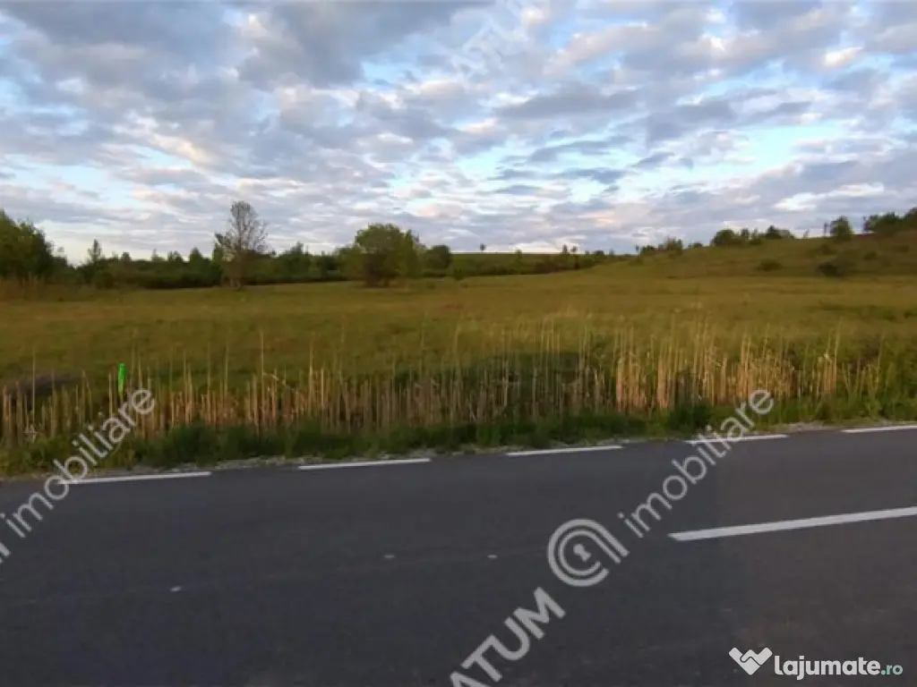 Teren extravilan in Porumbacu de Sus la drumul principal