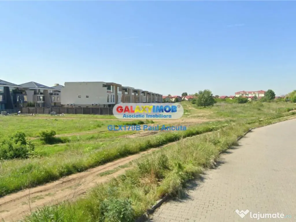 Teren Voluntari Pipera 1347 mp lipit cartier case Pipera G