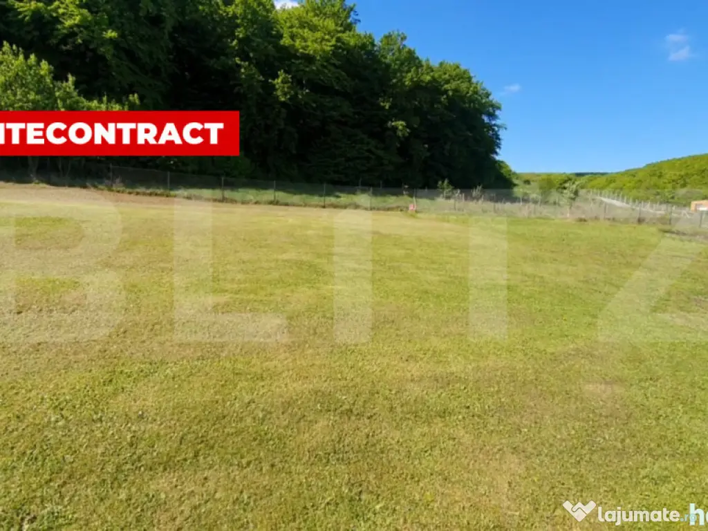 Teren intravilan Popesti 867 mp, langa padure