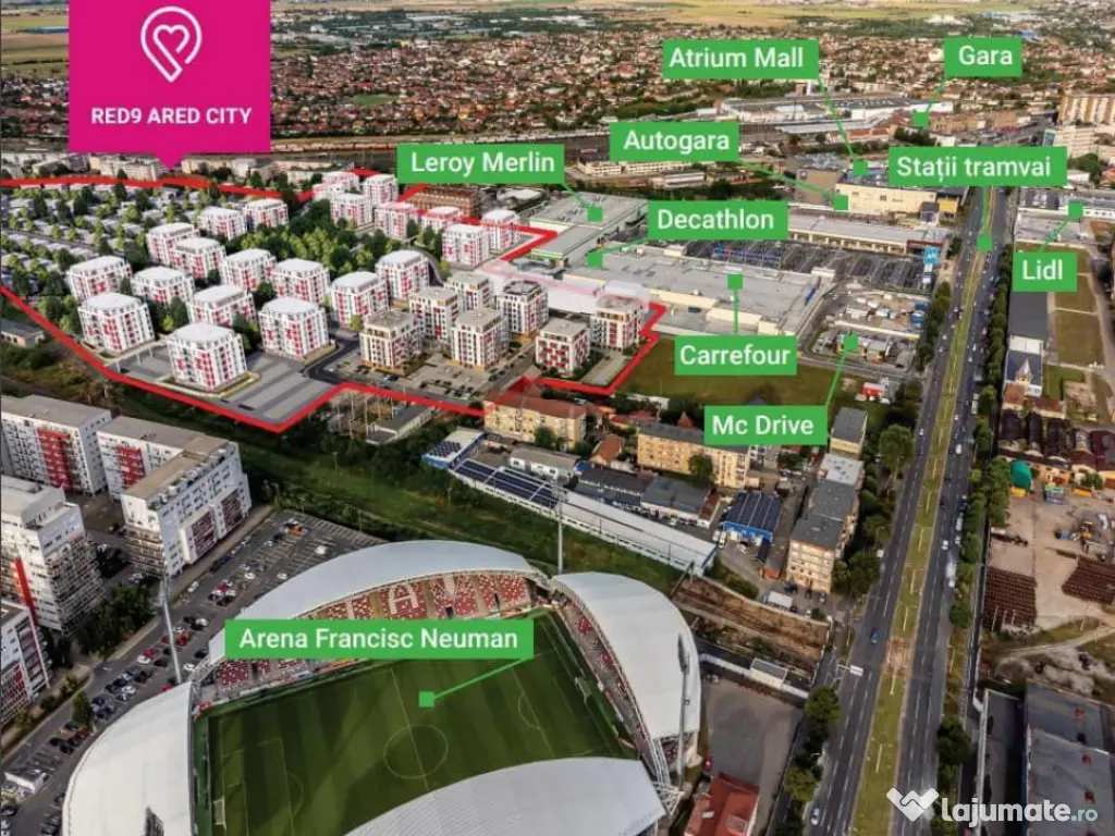 Parcela 494mp ARED - direct de la dezvoltator