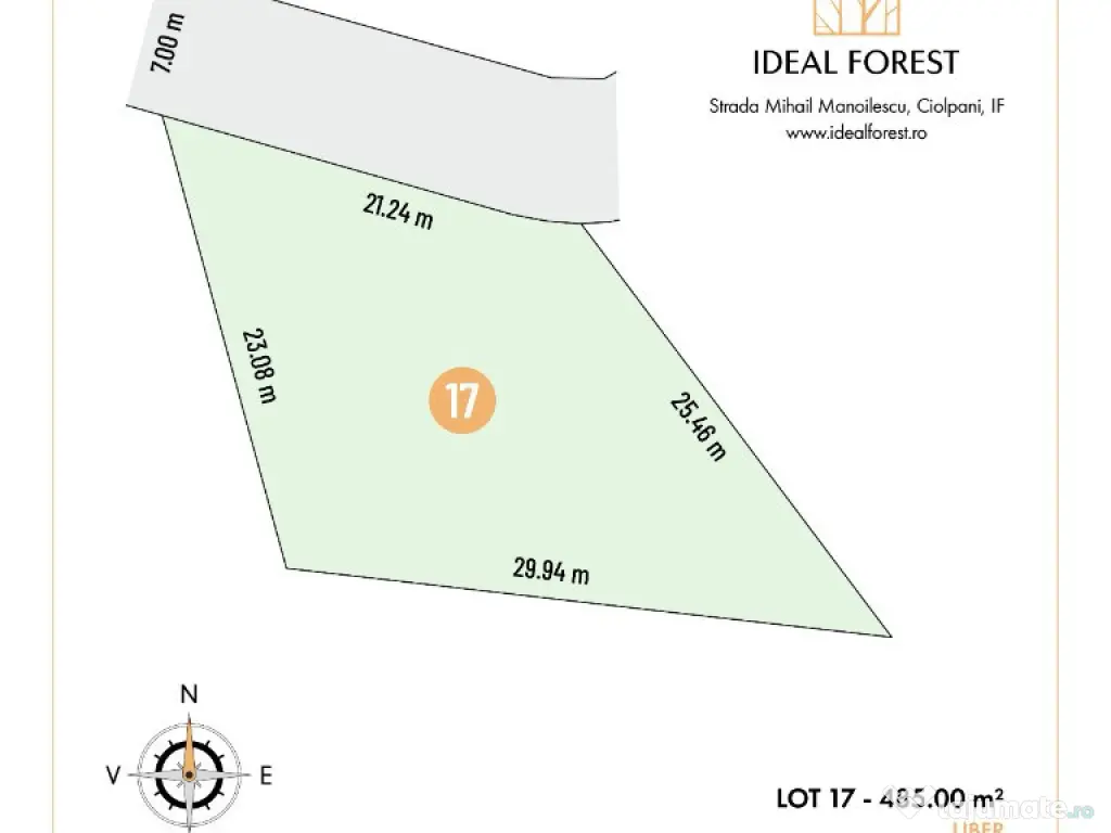 Promotie! Vand lot teren la padurea Snagov-Izvorani 