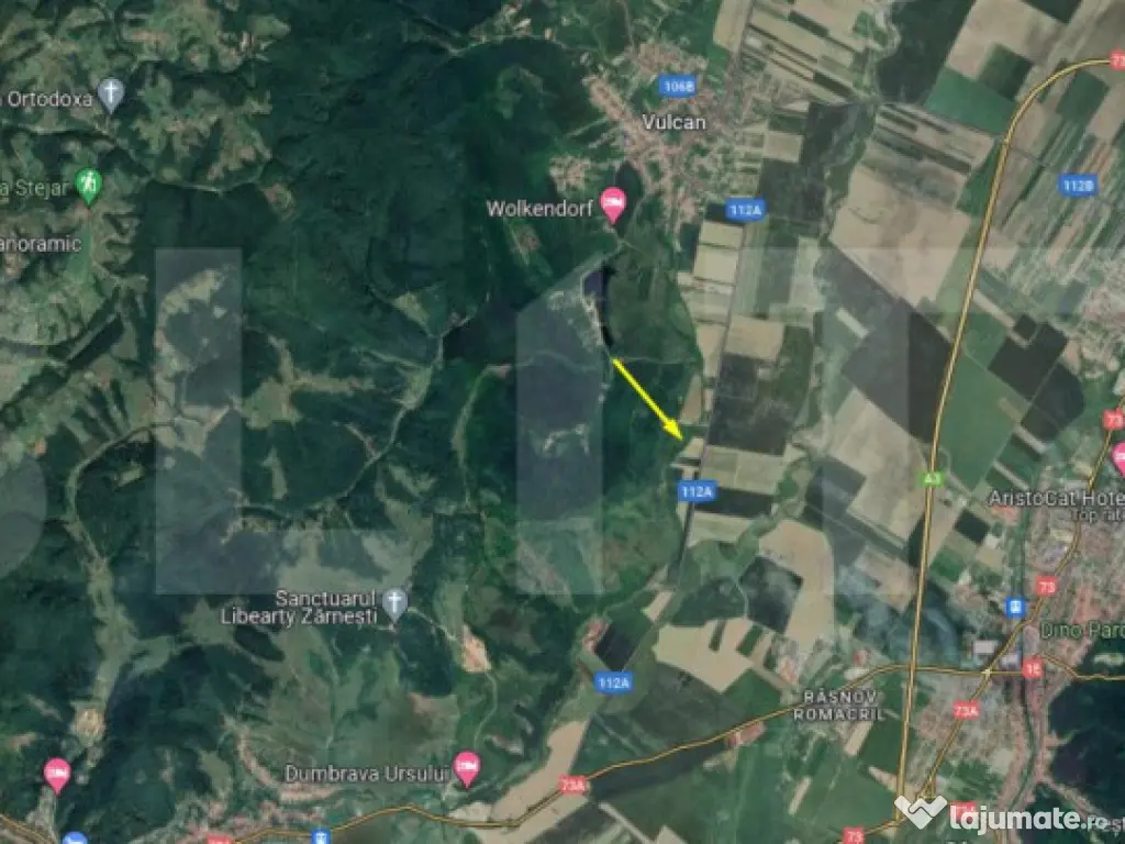 Teren langa Raul Vulcanita - 7200mp