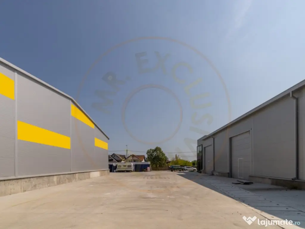 0% Comision-Inchiriere 2 hale noi zona Bascov la DN 7C 