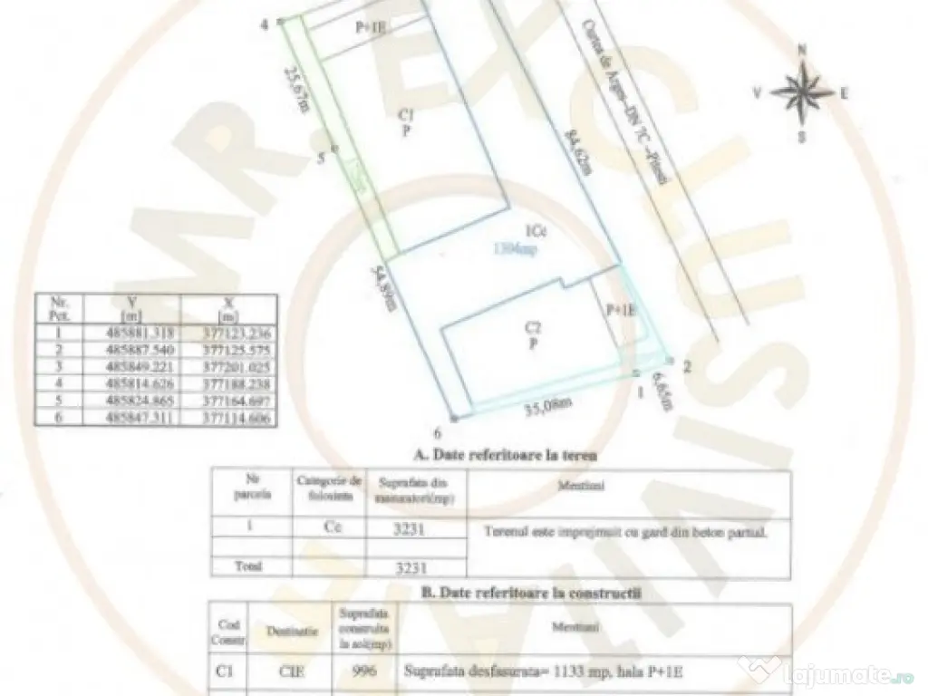 0% Comision-Inchiriere 2 hale noi zona Bascov la DN 7C 