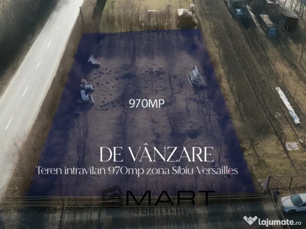 Teren intravilan 974mp Sibiu - Versailles