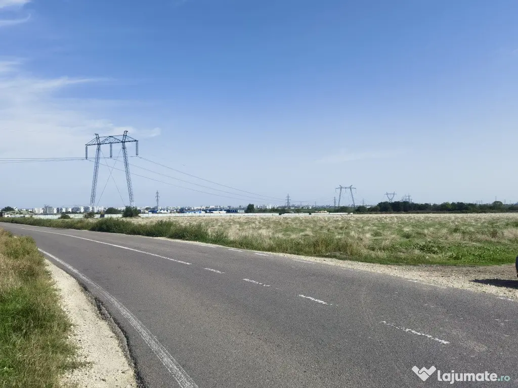 Teren intravilan industrial intre A4 si DN3C langa Black Sea