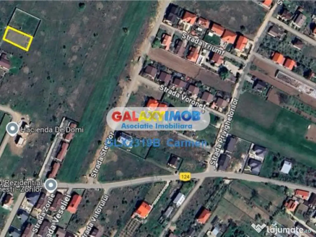 Teren intravilan - Domnesti - Intrarea Albastrelelor 