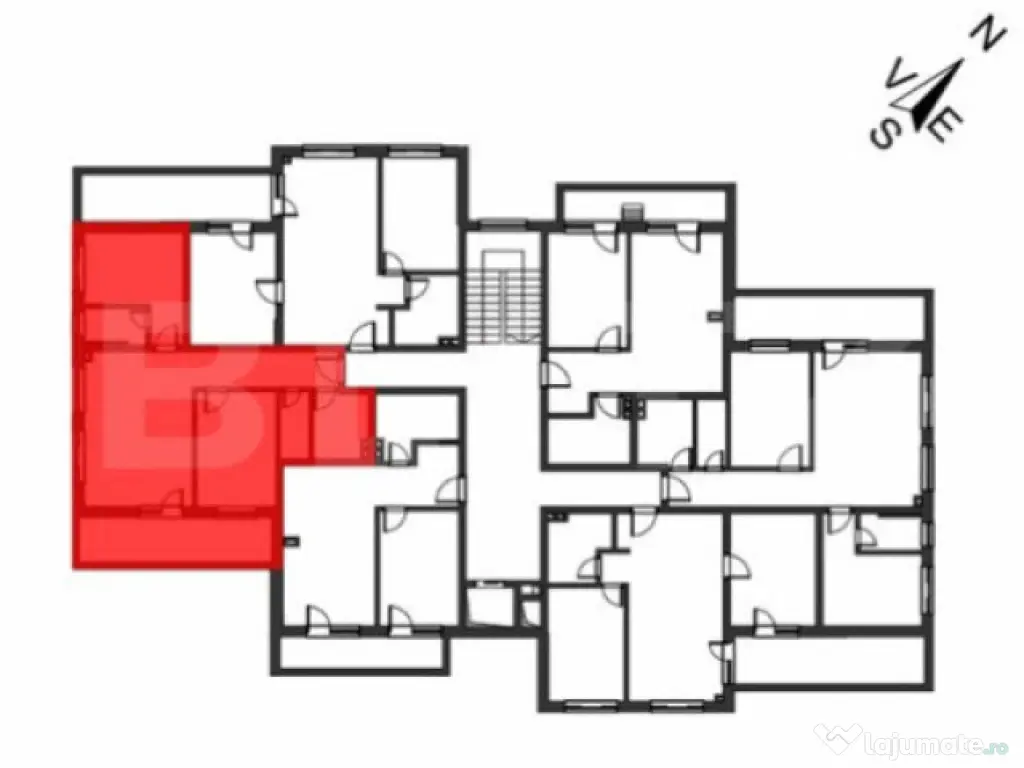 Apartament 3 camere, 68mp, 2bai, terasa 15mp, parcare, zona