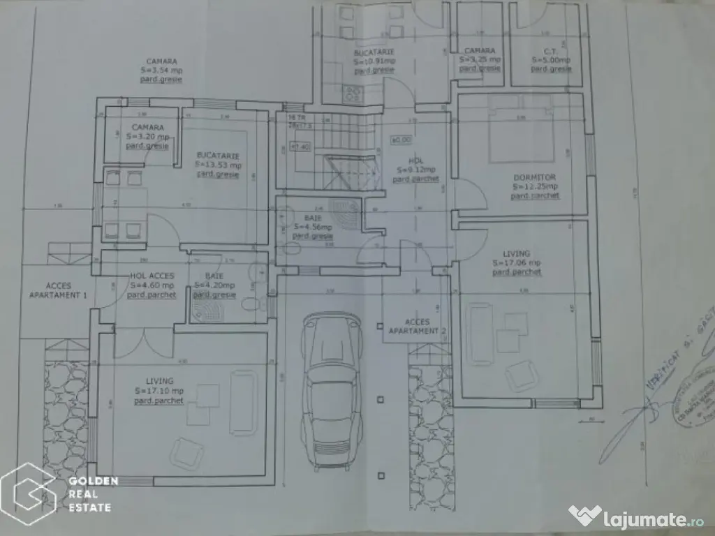 Duplex parter, cu gradina si mini livada 