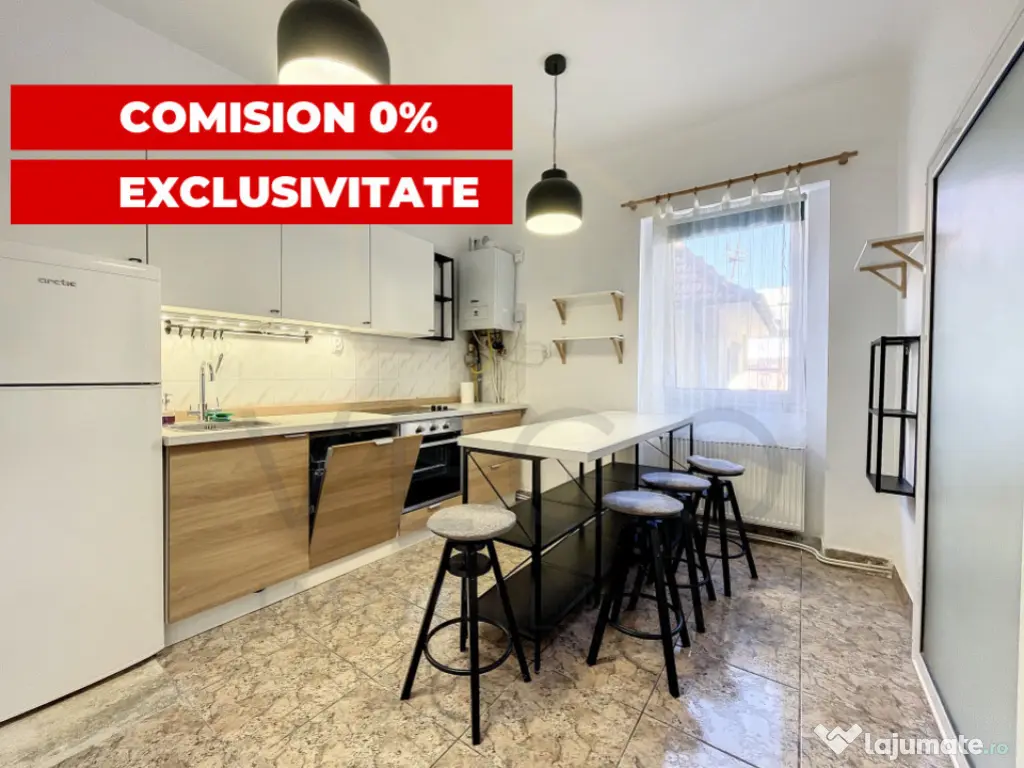 Apartament 1 camera, imobil tip casa, parcare, Dorobantilor