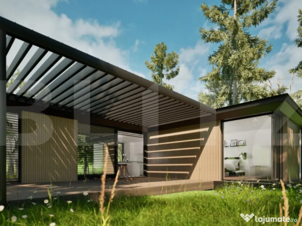 Casa pasiva certificabila de vanzare, 2 camere, 90 mp, Braso