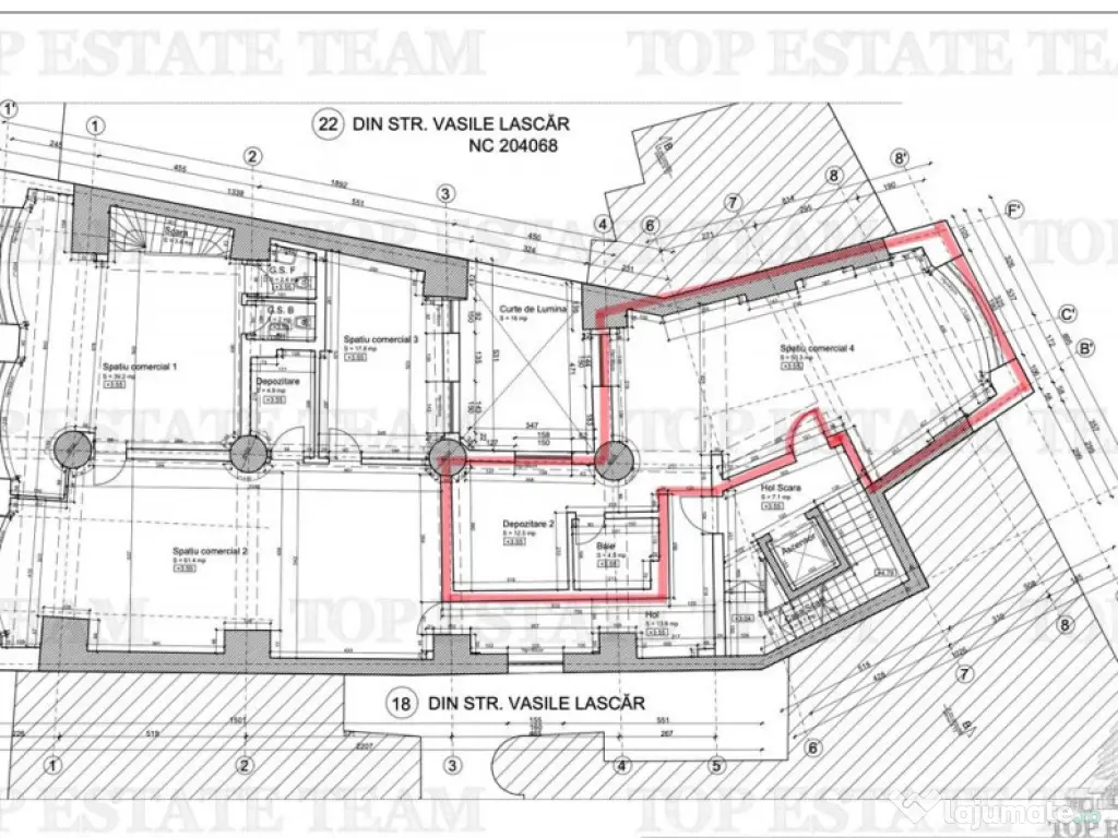 Spatiu birouri Piata Rosetti Etaj 1, 70 mp utili