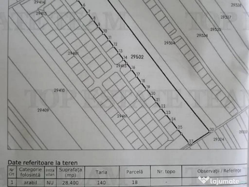 Teren intravilan 51000 mp - Oportunitate rara in Vasilati, C
