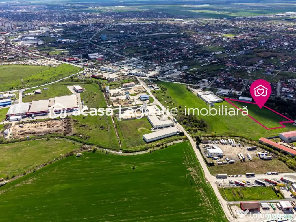 Teren cu PUZ in Arad, servicii, industrie, depozitare 8.3... 