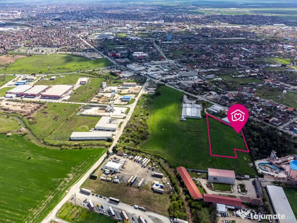 Teren cu PUZ in Arad, servicii, industrie, depozitare 8.3... 
