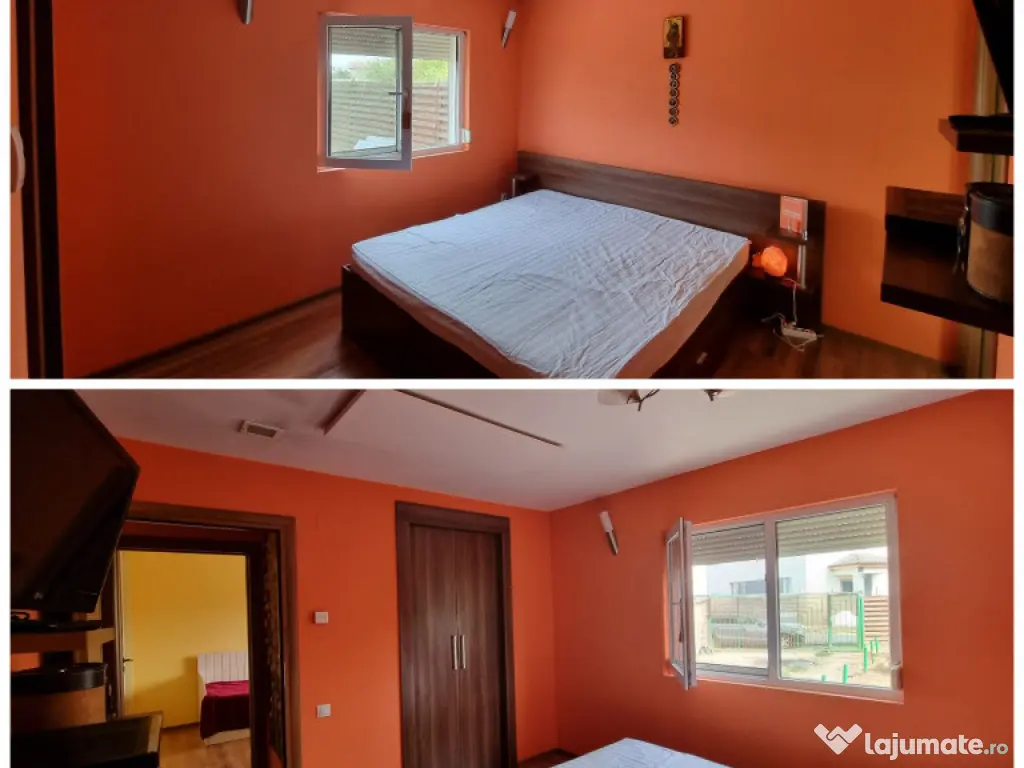 Casa Dragomiresti Vale parter 4 camere + Teren 400 mp New 