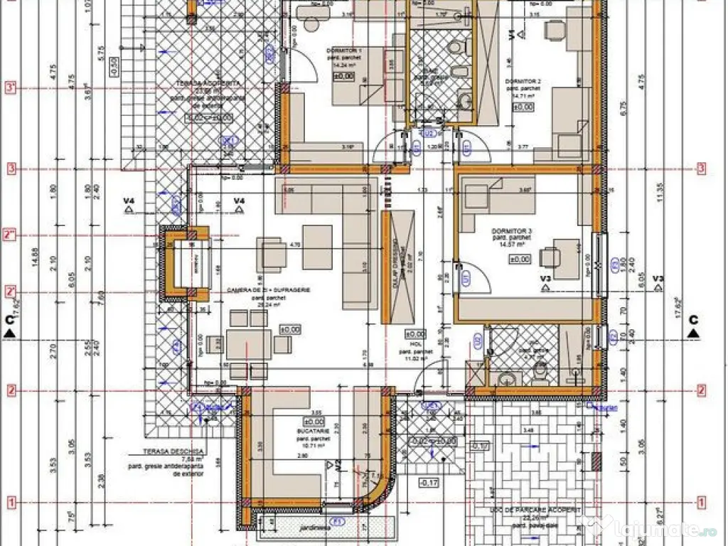 Vilă nou construită, 130 mp, 4 cam,Oradea. 230.000 € ... 