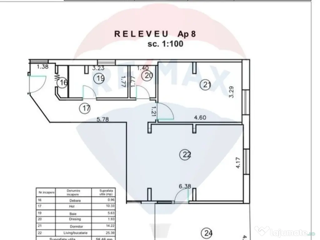 Apartament în zona Centrala, et.1, curte privata. 