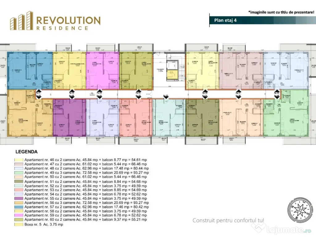 COMISION 0% - Apartamente 2 si 3 camere - Margeanului 1B-A1, Baia Mare 