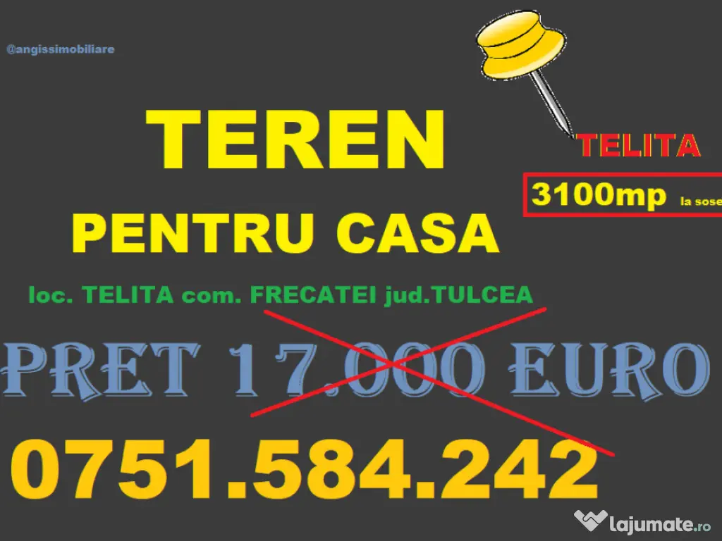 TEREN pentru casa AGIGHIOL 2500mp
