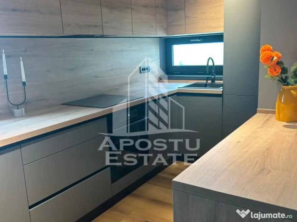 Apartament cu o camera, prima inchiriere, mobilat lux