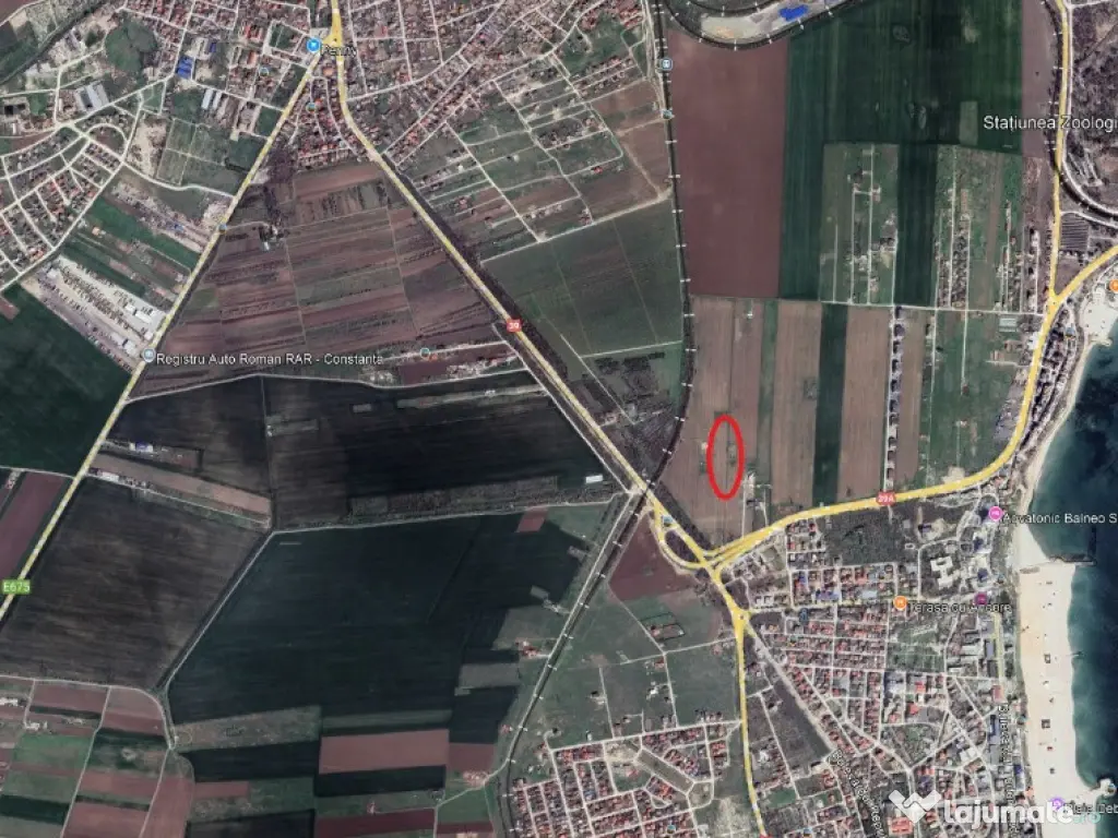 Teren de vanzare zonz castelul de apa in Eforie Nord 