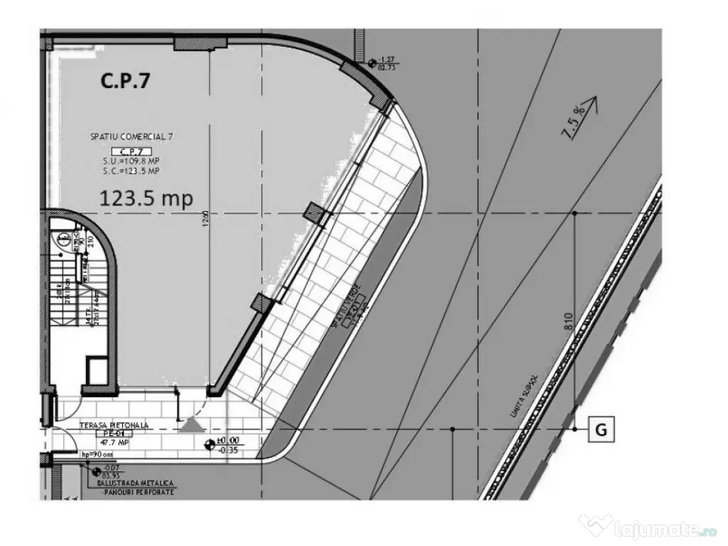 Sp. Com 124 mp 6 m inaltime, One Verdi Park 