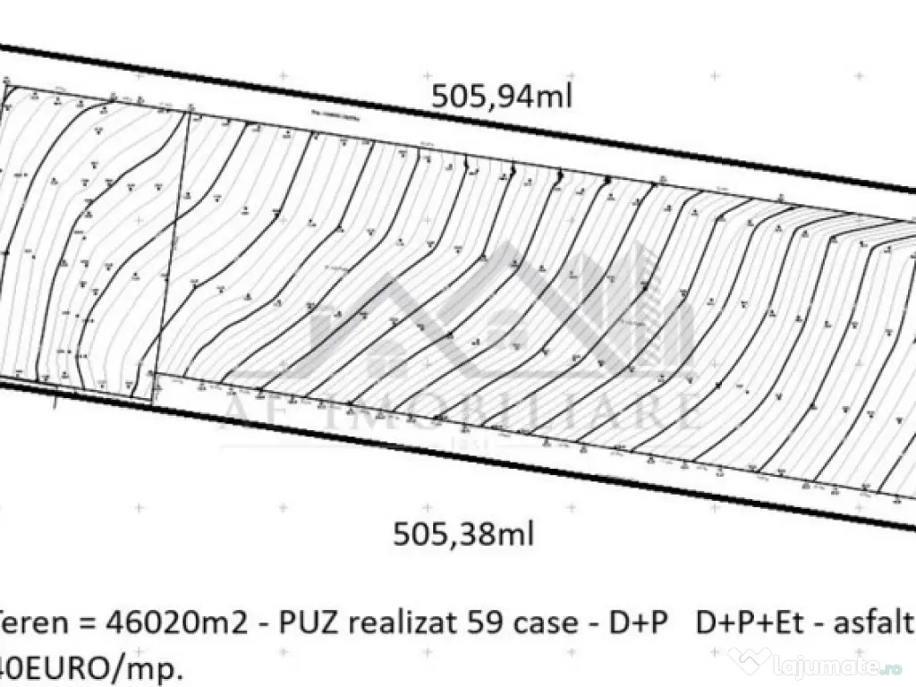 Aroneanu - Dorobant TEREN 46000mp PUZ realizat 59 de case la 