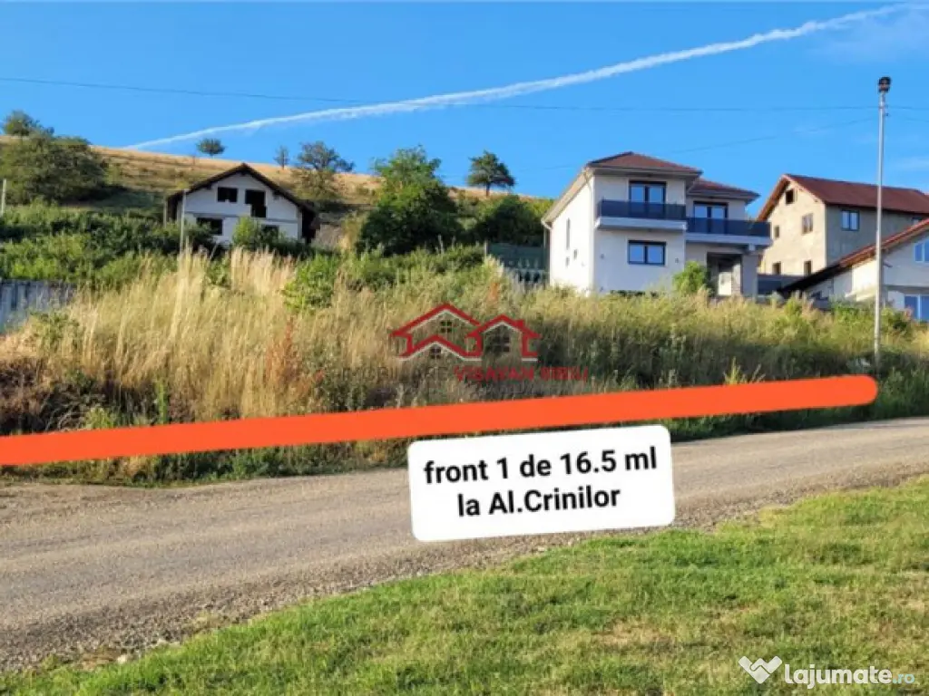 Teren cu aut.construire,Sura Mare,langa Sibiu,comision 0 