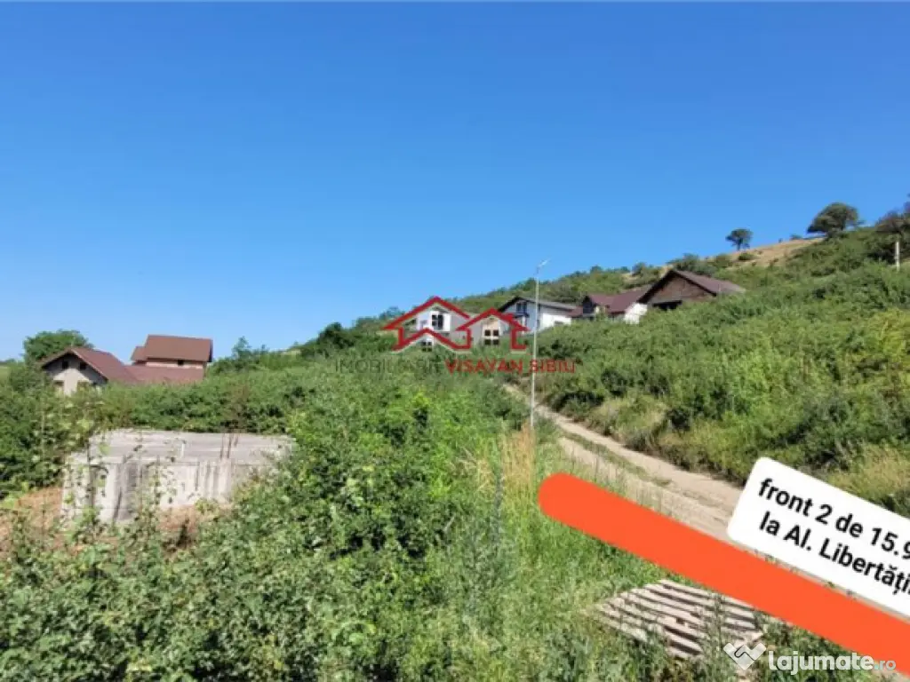 Teren cu aut.construire,Sura Mare,langa Sibiu,comision 0 