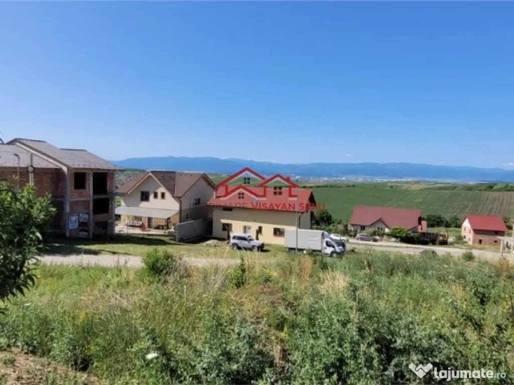 Teren cu aut.construire,Sura Mare,langa Sibiu,comision 0 