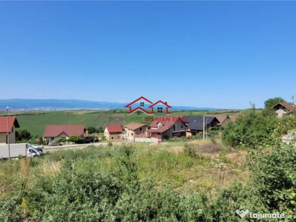 Teren cu aut.construire,Sura Mare,langa Sibiu,comision 0 