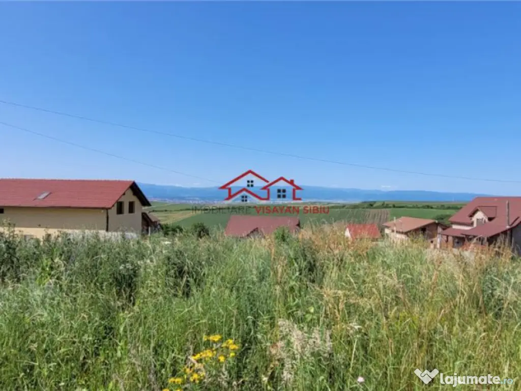 Teren cu aut.construire,Sura Mare,langa Sibiu,comision 0 