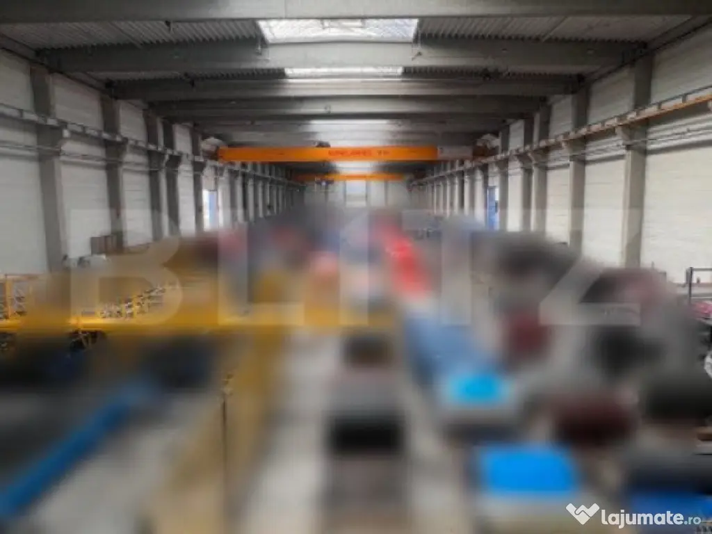 Hala cu pod rulant, cladire admininstrativa. Top!