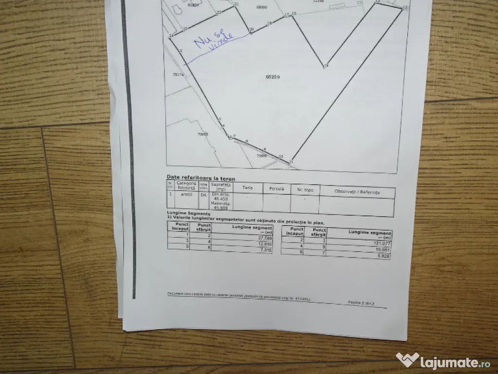 Vand teren intravilan in Deva suprafata totala 43 000 mp, zona Auchan 