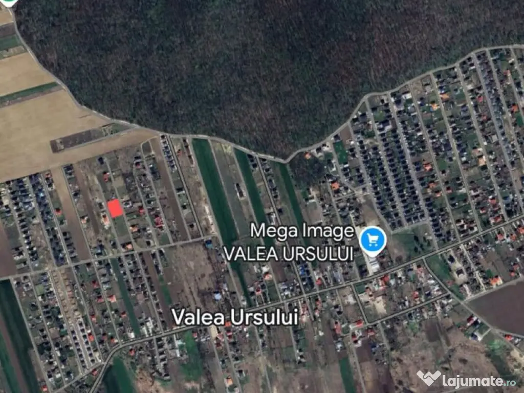 VALEA URSULUI, TEREN INTRAVILAN DE , LA MARGINE DE PADURE 
