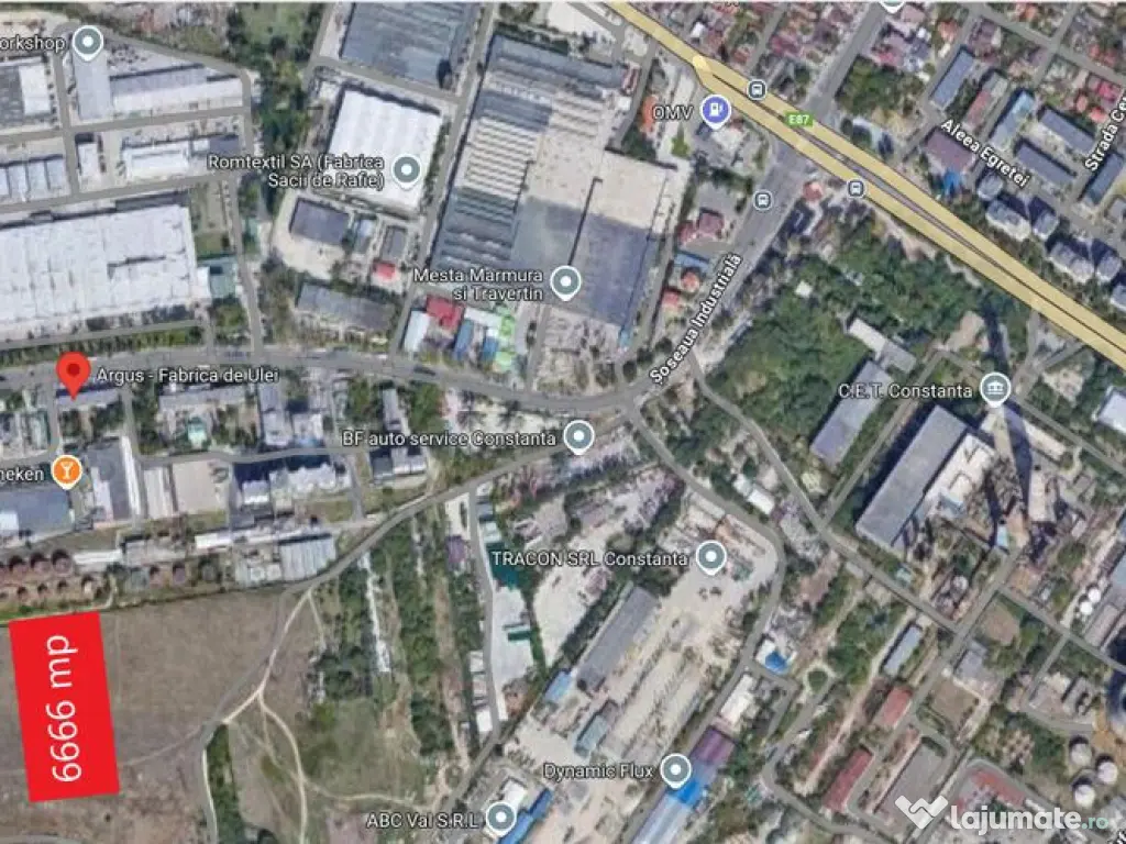 Teren intravilan zona industriala Fabrica de Ulei