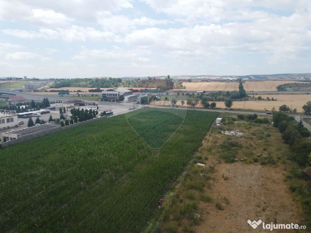 Teren de vanzare, zona cu acces rapid la autostrada, Camp... 