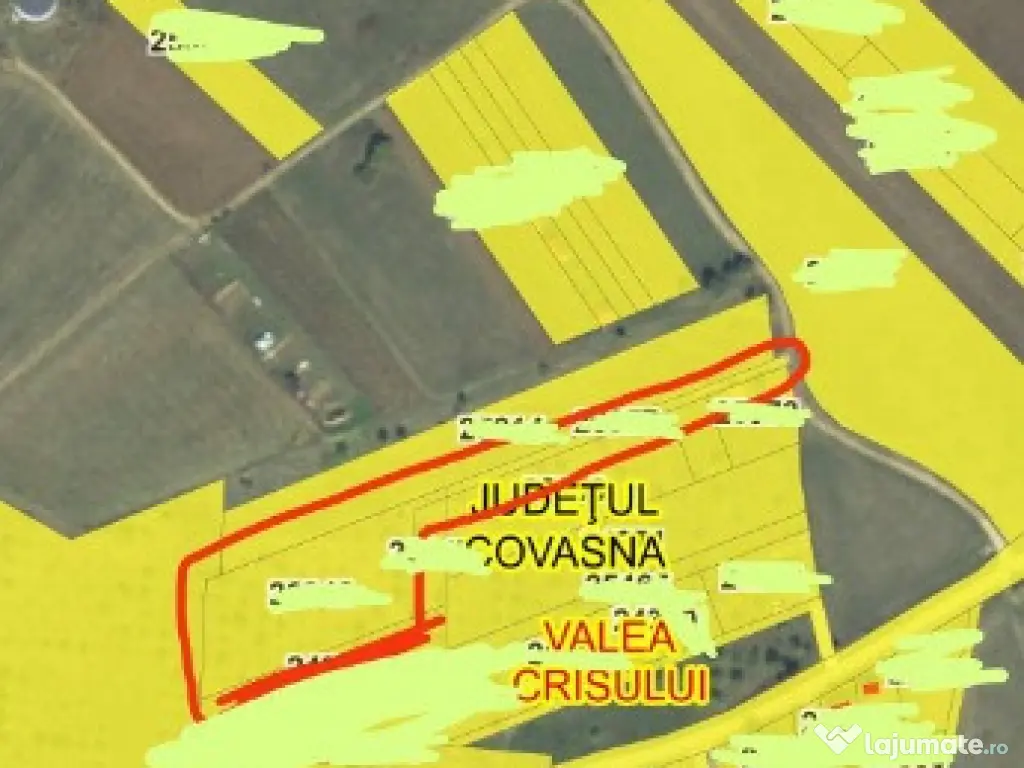 De vânzare teren extravilan în Valea Crisului